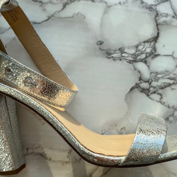 J CREW Silver Heel Sandals Size Size 8 - Picture 4 of 7